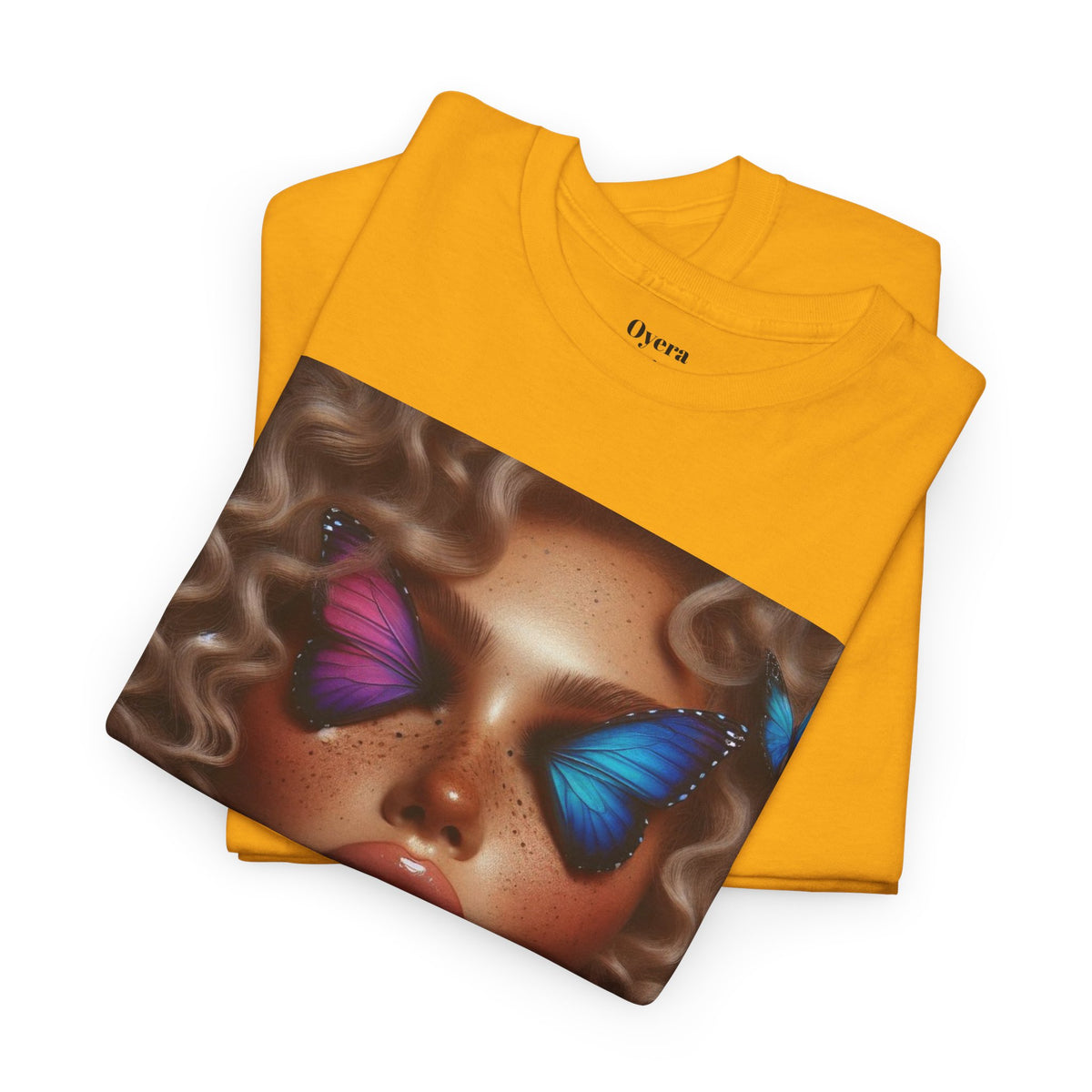 Butterfly Glam Portrait T-Shirt