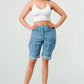 Athina Multi Pocket Denim Cargo Shorts