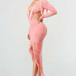 Blush Tassel Temptation Dress