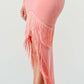 Blush Tassel Temptation Dress