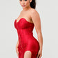 Metallic Mini Bandage Dress