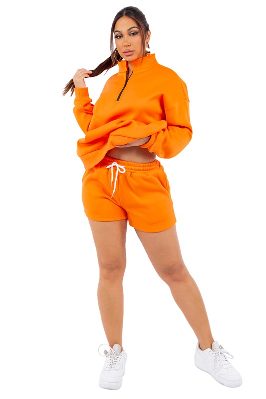 “A Soft Kiss” Sweatshirt & Short Set