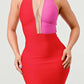 Duo Chroma Bandage Dress