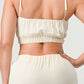 Cream Dream Ruched Set