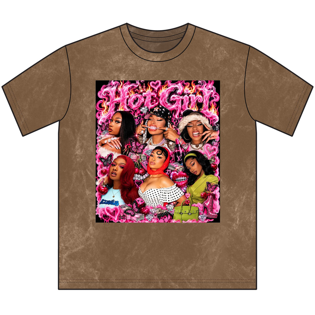 “Hot Girl Megan” Vintage Crewneck Tee