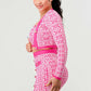 PRINTED BARBIE PINK THREE PIECE