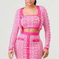 PRINTED BARBIE PINK THREE PIECE