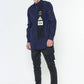 “Self,Felt.” Long Shirt Jacket