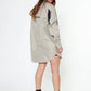 “Self,Felt.” Long Shirt Jacket