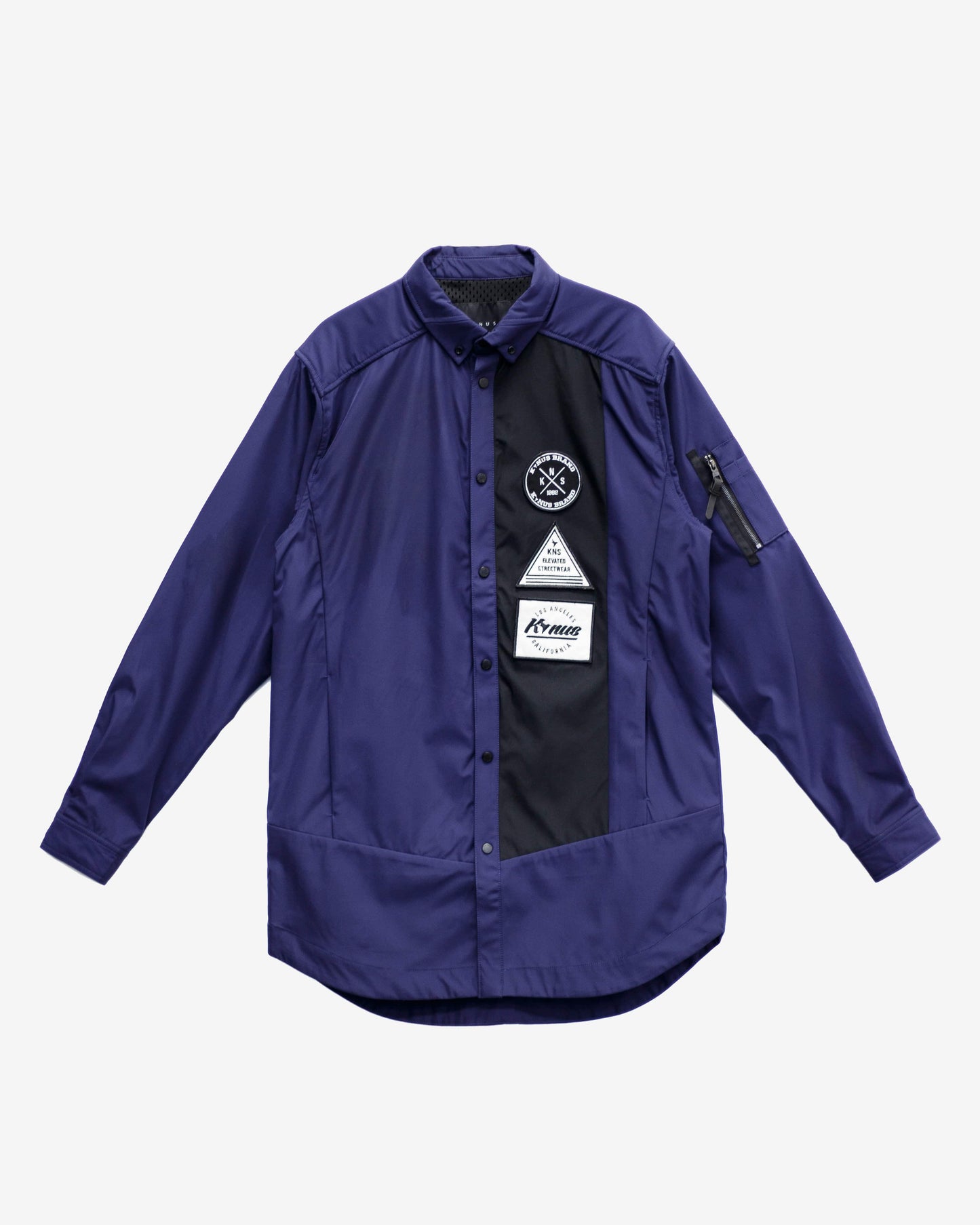 “Self,Felt.” Long Shirt Jacket