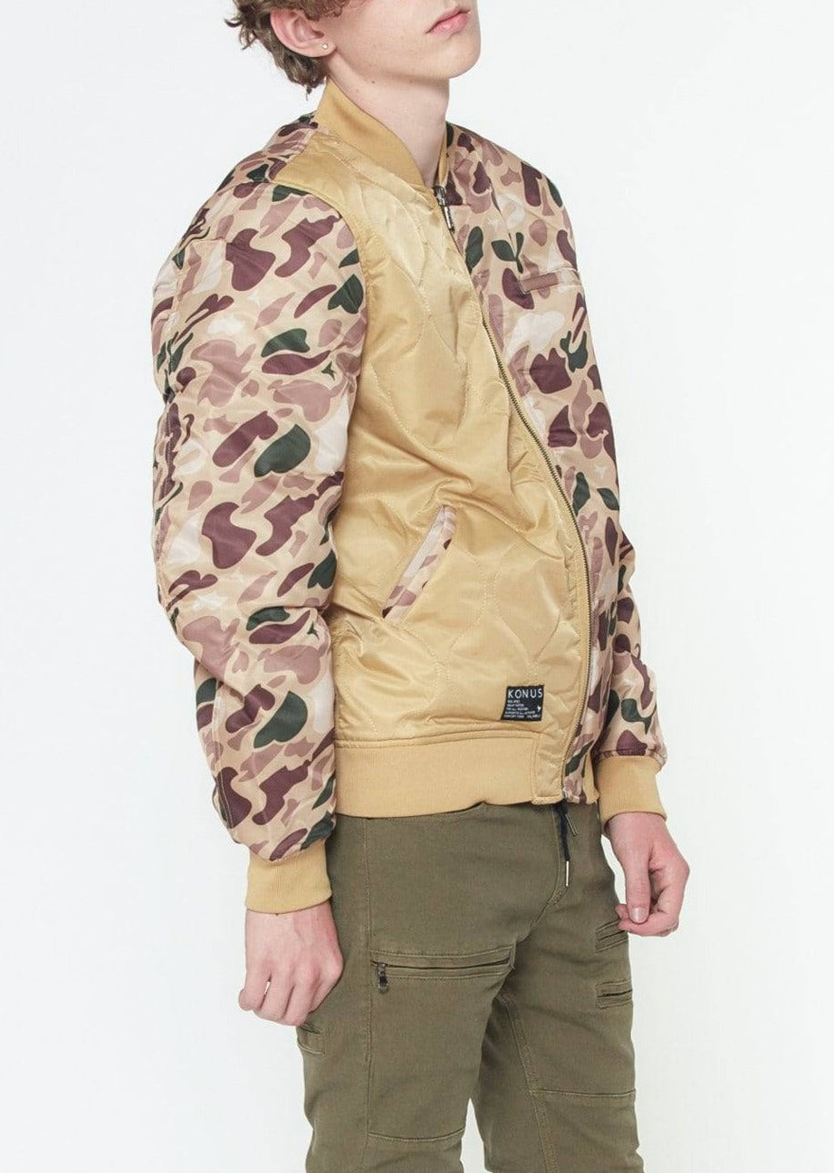 “Stop. Reverse.” Bomber Jacket