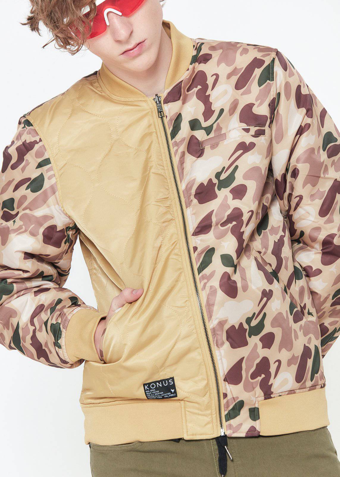 “Stop. Reverse.” Bomber Jacket
