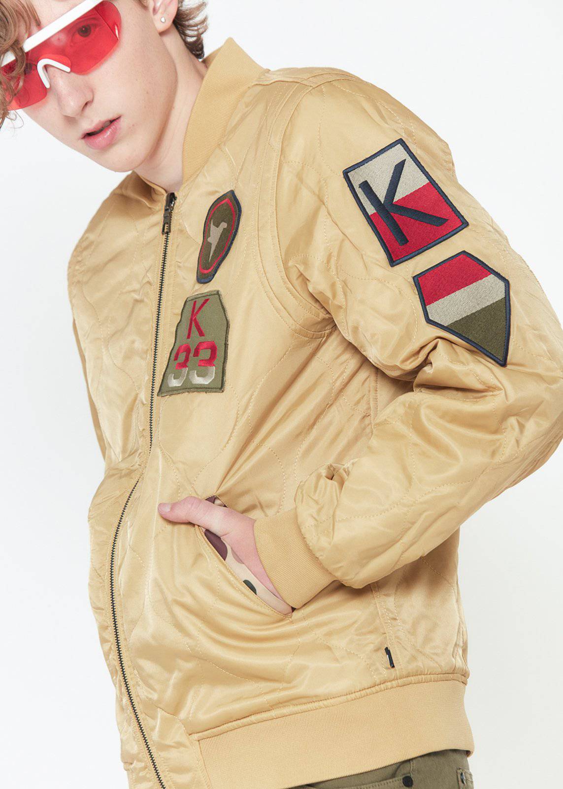 “Stop. Reverse.” Bomber Jacket