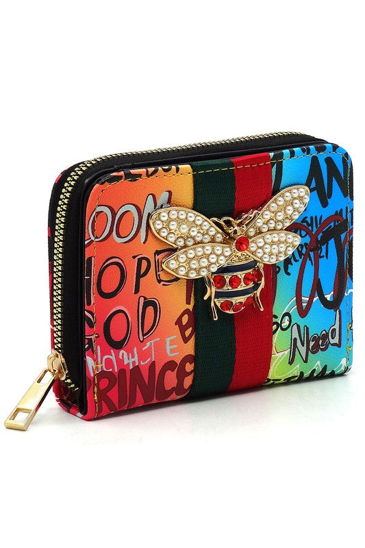 Graffiti Queen Bee Wallet