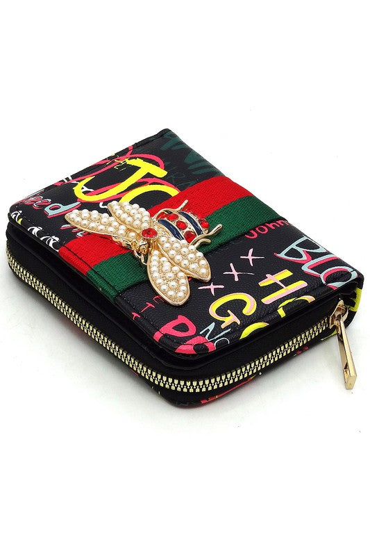 Graffiti Queen Bee Wallet