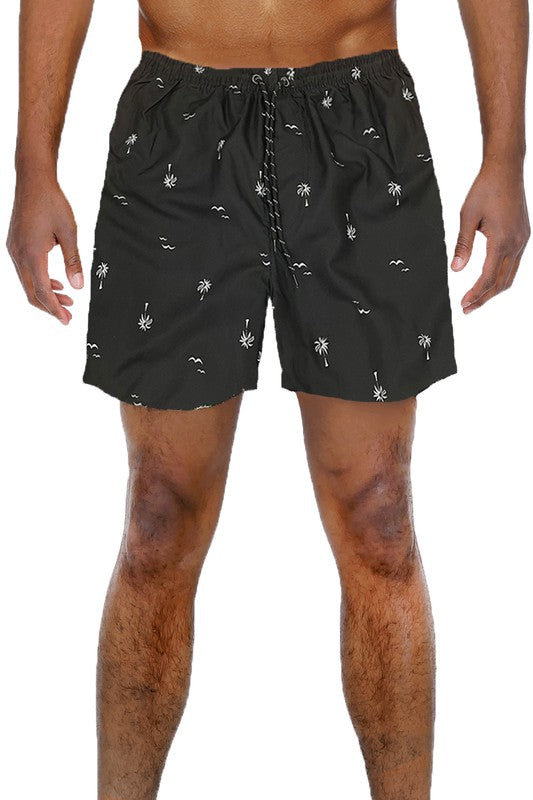 Palm Tree Swim Shorts