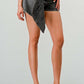 UNIQUE ZIP UP SKIRT AND SHORT