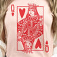 “QUEEN OF HEARTS”GRAPHIC TEE