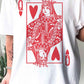“QUEEN OF HEARTS”GRAPHIC TEE