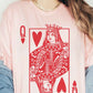 “QUEEN OF HEARTS”GRAPHIC TEE