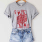 “QUEEN OF HEARTS”GRAPHIC TEE