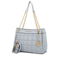 “Mabel” Quilted Shoulder Bag