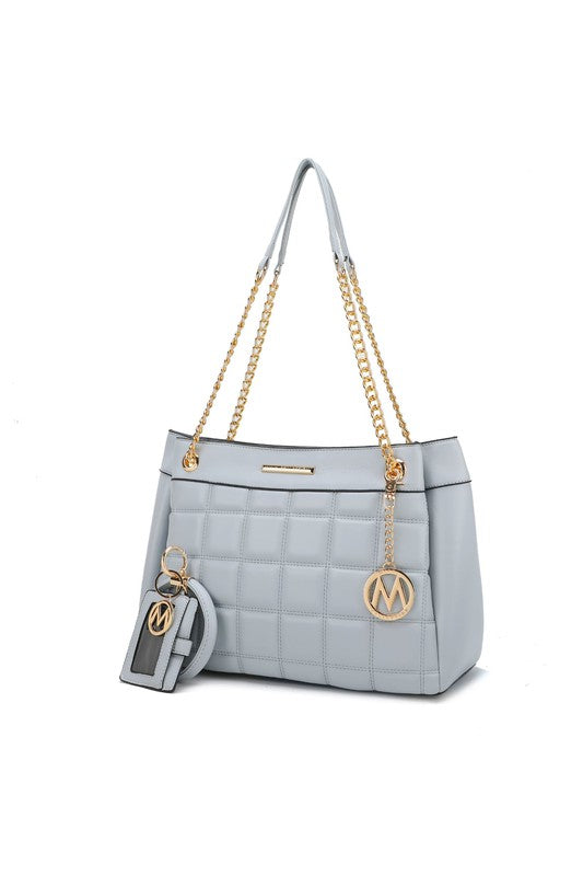 “Mabel” Quilted Shoulder Bag
