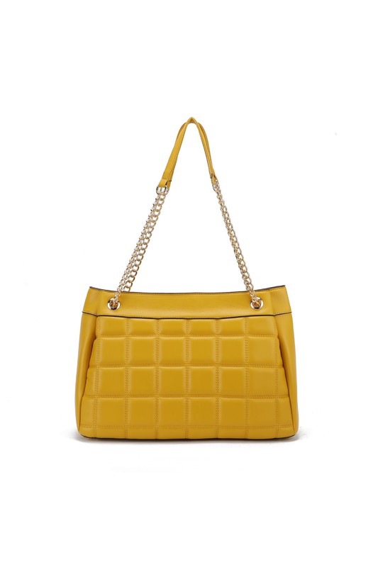“Mabel” Quilted Shoulder Bag