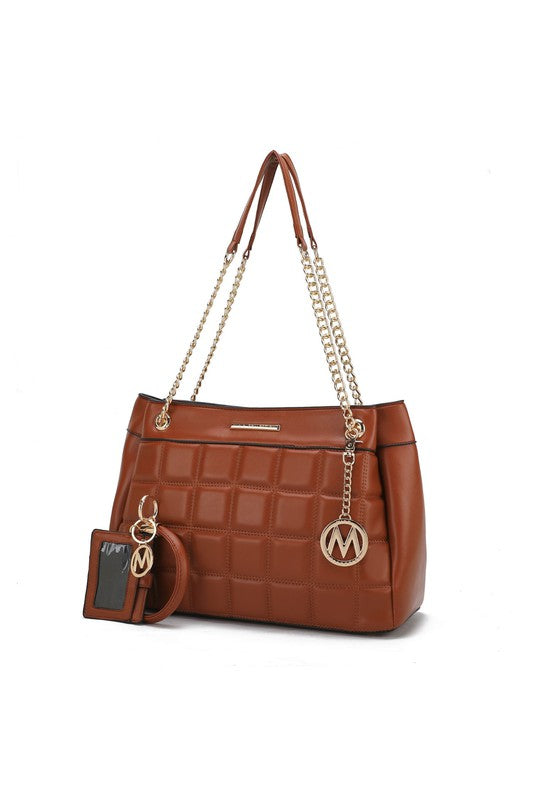 “Mabel” Quilted Shoulder Bag