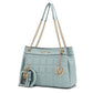“Mabel” Quilted Shoulder Bag