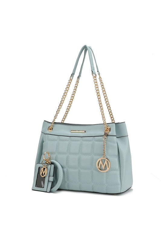 “Mabel” Quilted Shoulder Bag