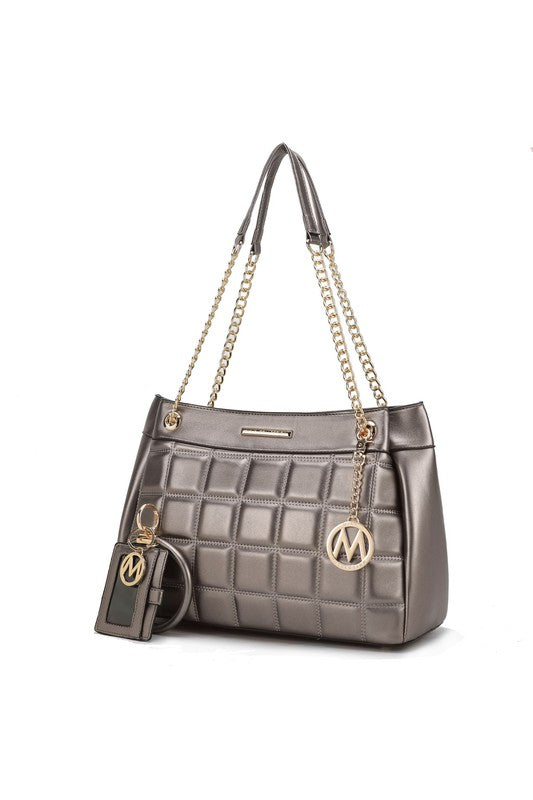 “Mabel” Quilted Shoulder Bag