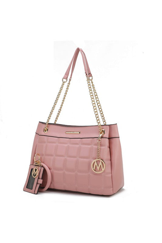“Mabel” Quilted Shoulder Bag
