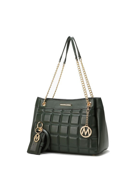 “Mabel” Quilted Shoulder Bag