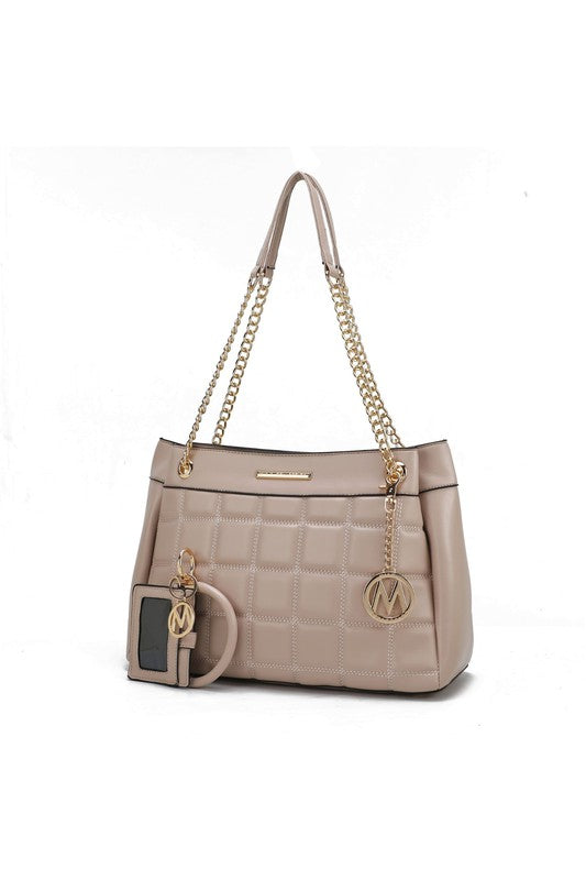“Mabel” Quilted Shoulder Bag