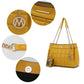 “Mabel” Quilted Shoulder Bag