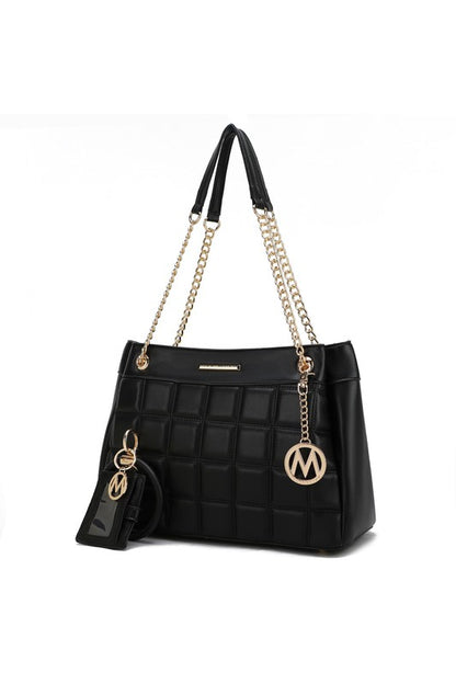 “Mabel” Quilted Shoulder Bag
