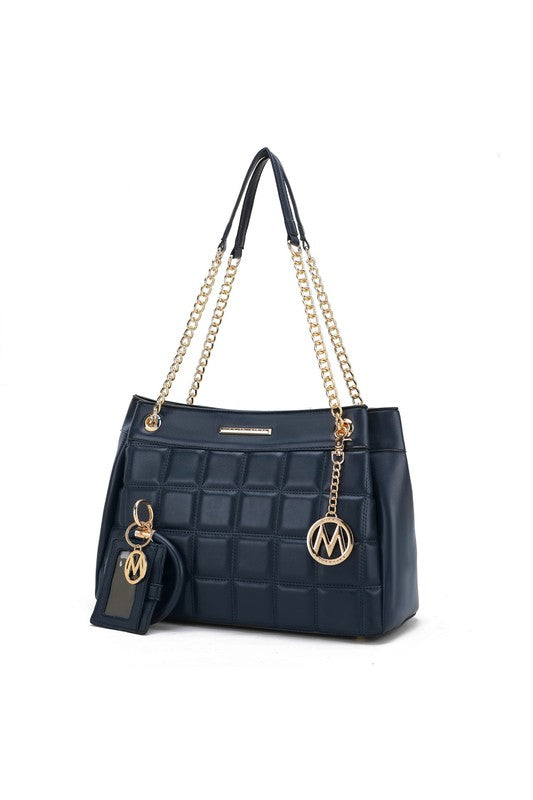 “Mabel” Quilted Shoulder Bag