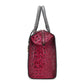 “Ember” Crocodile-Embossed Satchel Bag