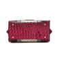 “Ember” Crocodile-Embossed Satchel Bag