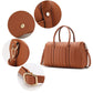 “Luana” Quilted Duffle Bag