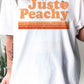 “JUST PEACHY” GRAPHIC TEE