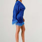 Azure Allure One-Shoulder Dress