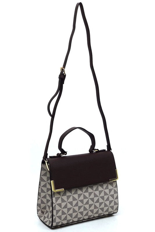 “Sophia” Top Handle Satchel