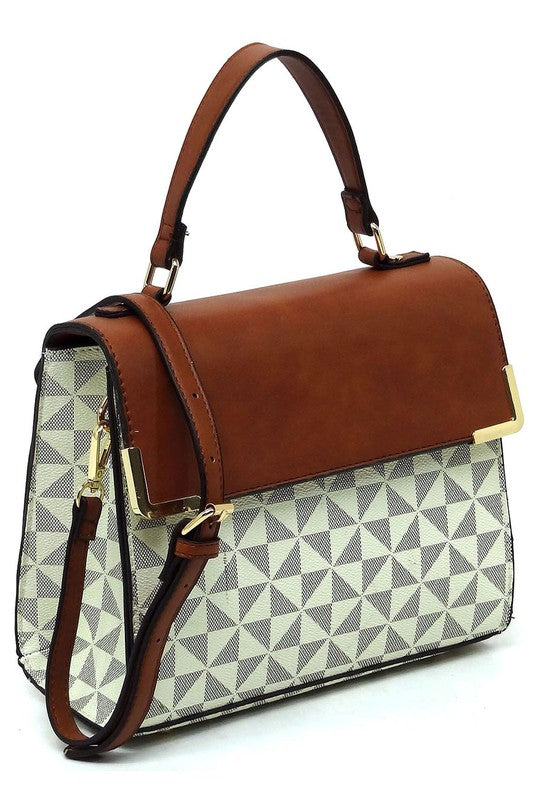 “Sophia” Top Handle Satchel