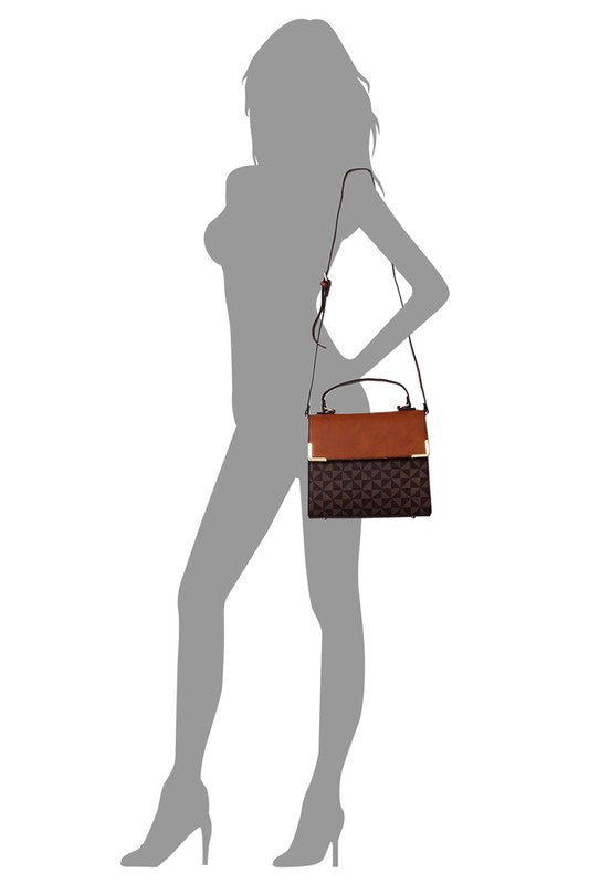 “Sophia” Top Handle Satchel