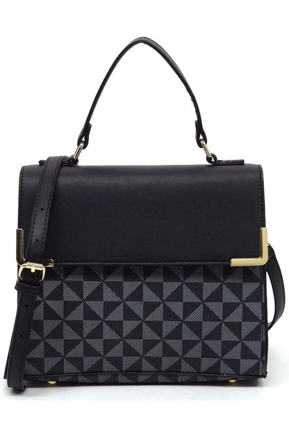“Sophia” Top Handle Satchel