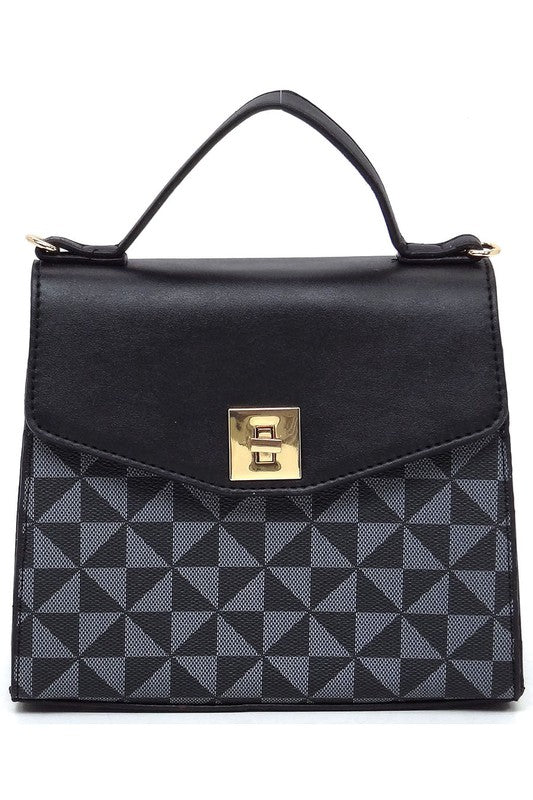 “Penelope” Flap Satchel