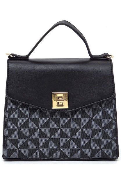 “Penelope” Flap Satchel