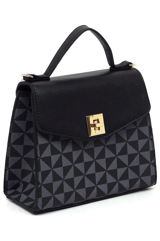 “Penelope” Flap Satchel